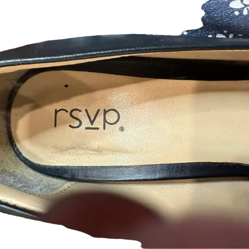 Rsvp McCall black leather pumps‎ made on Mexico 4” heel Size 10 - Picture 9 of 13